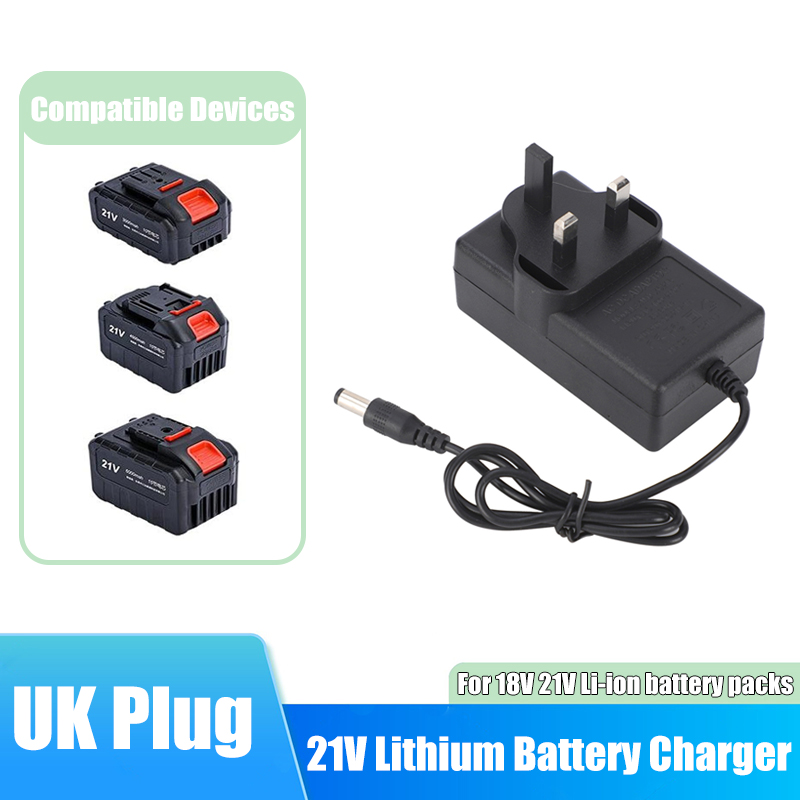 Gardening Tools Uk - ปลั๊กอังกฤษ 21V 2A เครื่องชาร์จเครื่องมือไฟฟ้าสำหรับ 21V 18V