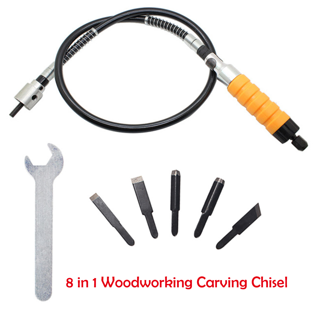 Gardening Tools Must Haves - สิ่วงานไม้ไฟฟ้า6-in-1เครื่องมือแกะสลักไม้พร้อมประแจ5ปลายท่อเครื่องมือไฟฟ้าที่ต้องมี