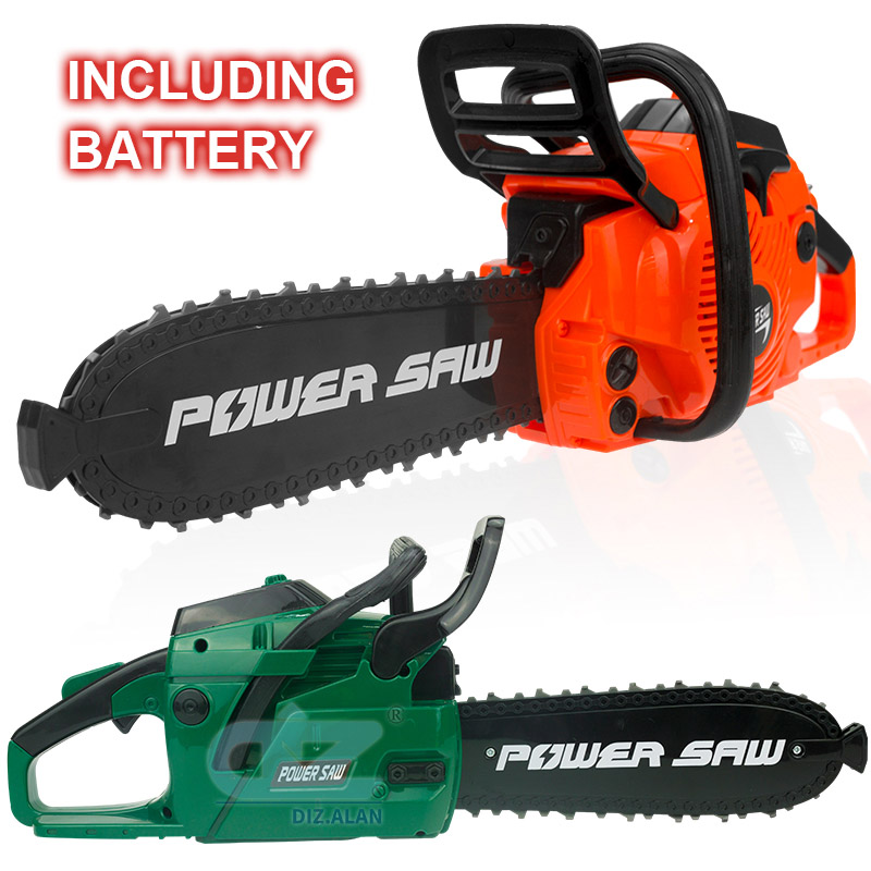 Gardening Tools For 10 Year Olds - เด็กเครื่องมือ Power Chainsaws ไฟฟ้าซ่อมของเล่นเสียงสมจริงเด็กแกล้งทําเป็นเล่นฮาโลวีนของขวัญวันเกิดคริสต์มาสสําหรับชาย