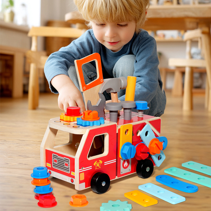 Gardening Tools For 10 Year Olds - ชุดเครื่องมือประกอบน็อตและสกรูสำหรับเด็ก ของเล่นจำลองสำหรับเด็กอนุบาล ชุดประกอบและถอดประกอบสกรูและน็อต ของเล่นไม้เสริมพัฒนาการสำหรับเด็กผู้ชาย