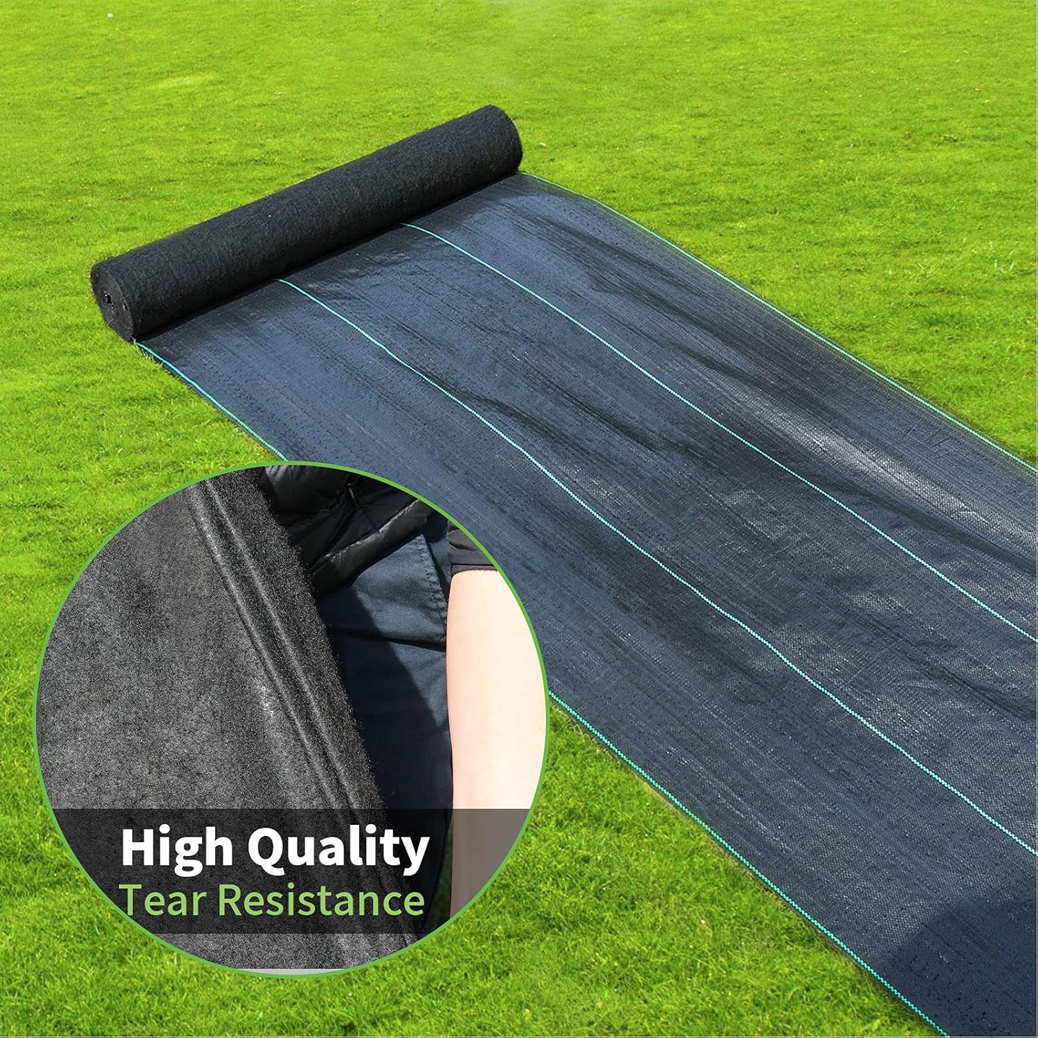 Garden Netting Cover - ผ้าคลุมดินกันวัชพืชแบบหนา, ผ้าทอป้องกันวัชพืช, ผ้าคลุมดินสำหรับสวนผลไม้, แผ่นป้องกันวัชพืชสำหรับทำสวน, ผ้าตาข่ายสำหรับจัดสวน