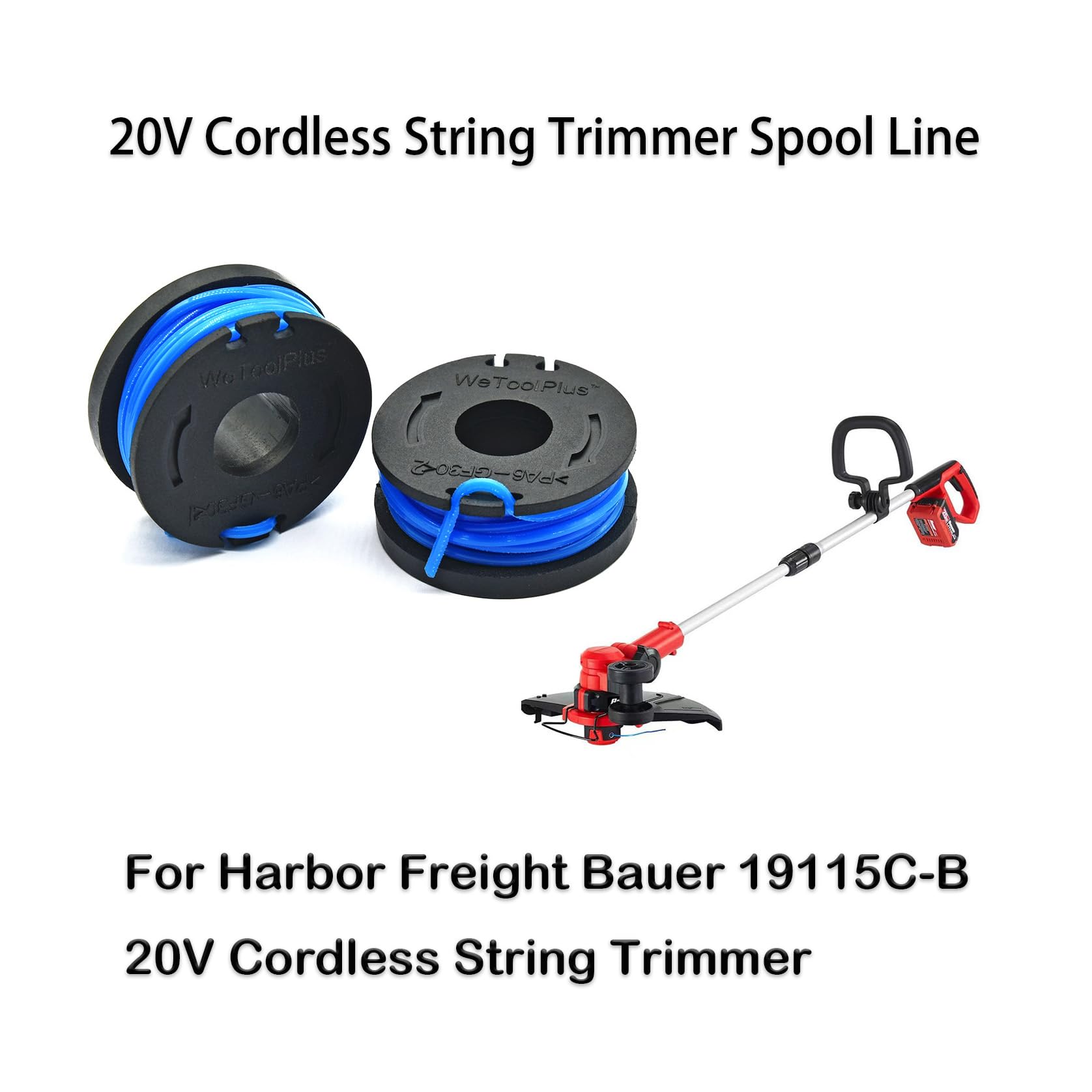 ชุดเปลี่ยนสายเอ็น 3 ม้วน และฝา - Gardening Tools Harbor Freight บทวิจารณ์และราคา