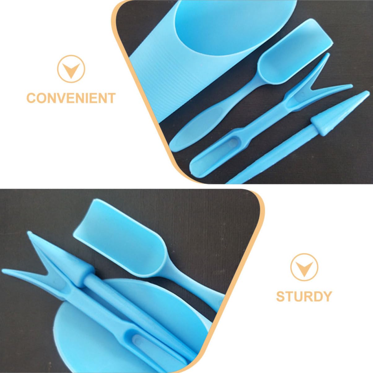 4 ชิ้น/เซ็ต,พลาสติกทนทานถังพลั - Gardening Tools Shovel บทวิจารณ์และราคา