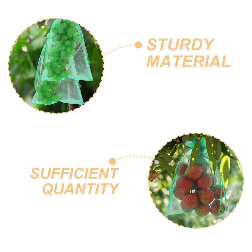 ถุงตาข่ายป้องกันผลไม้ 50 ชิ้น  - Garden Netting Cover บทวิจารณ์และราคา