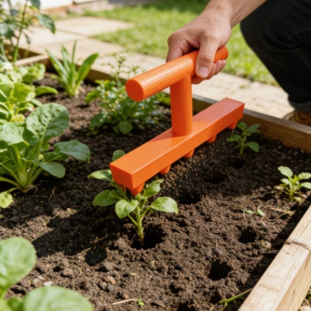 เครื่องมือเจาะดินพลาสติก 5 ง่า - Garden Row Marker บทวิจารณ์และราคา