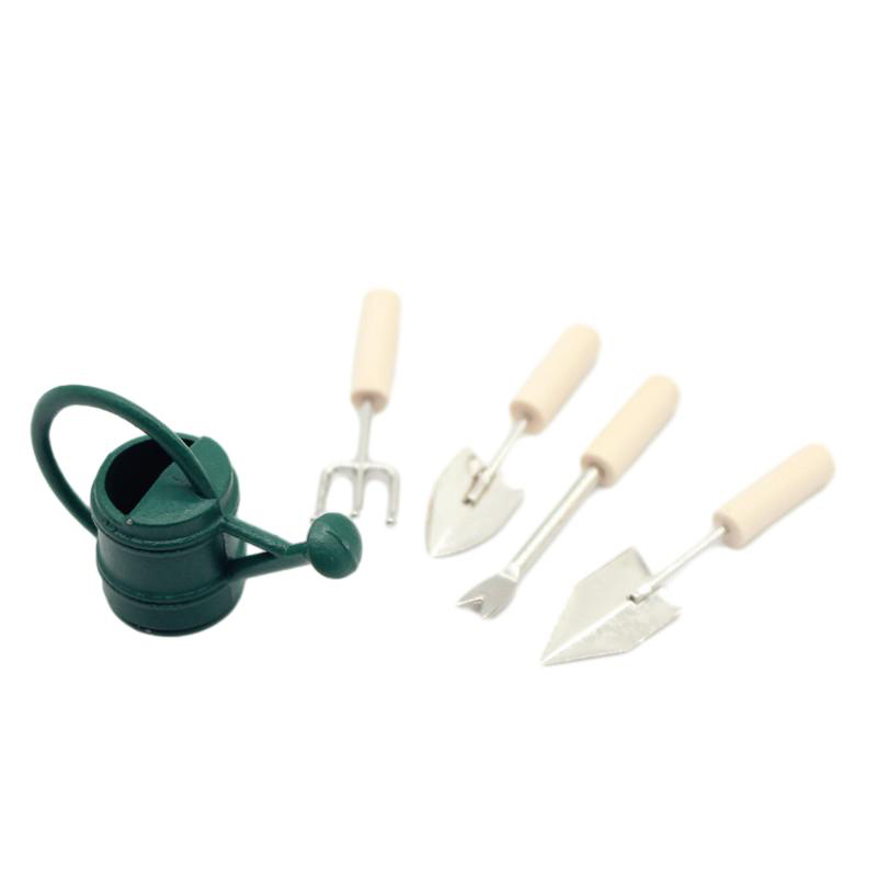 บ้านตุ๊กตา1:12อุปกรณ์สวนขนาดเล - Gardening Tools Watering Can บทวิจารณ์และราคา
