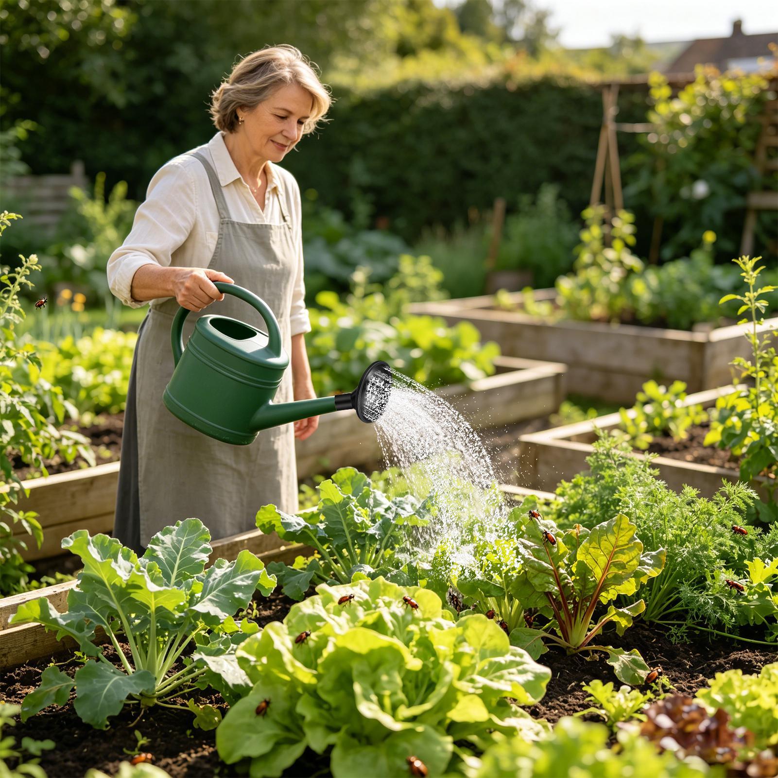 หัวฉีดน้ำพลาสติกสีดำ ขนาดเส้นผ - Gardening Tools Watering Can บทวิจารณ์และราคา