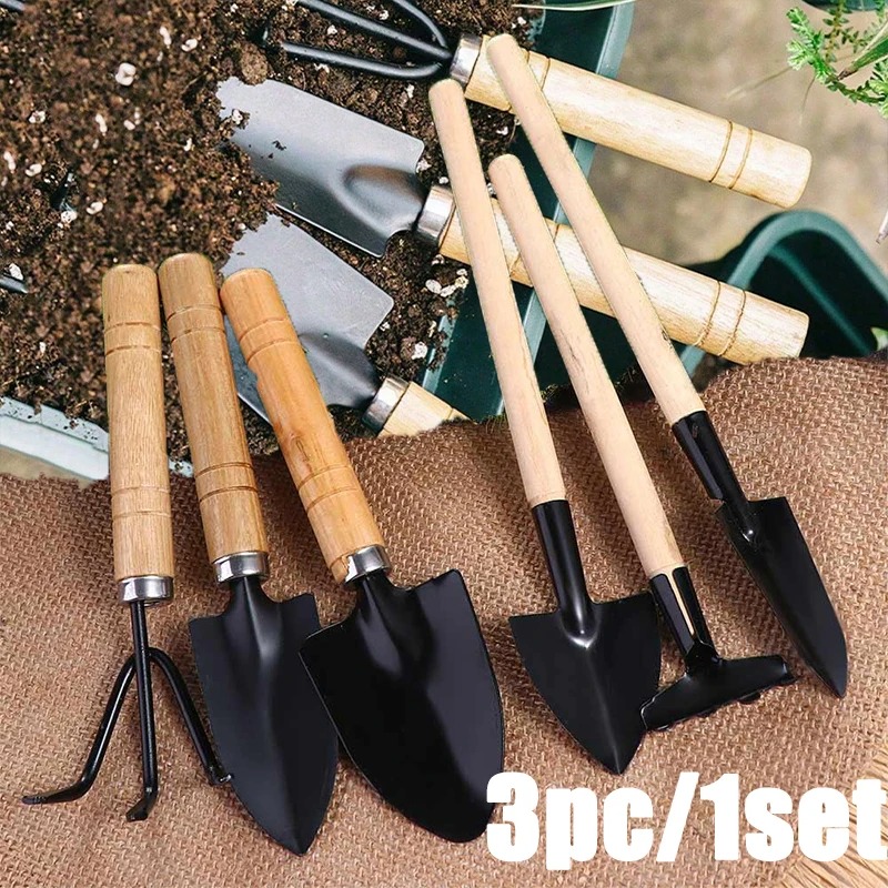ชุดเครื่องมือทำสวนขนาดเล็ก 3 ช - Gardening Tools Shovel บทวิจารณ์และราคา