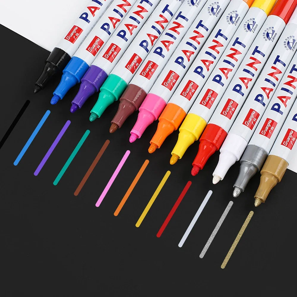 1-12 ชิ้นสีขาวถาวรสีปากกาที่มี - Garden Row Marker บทวิจารณ์และราคา
