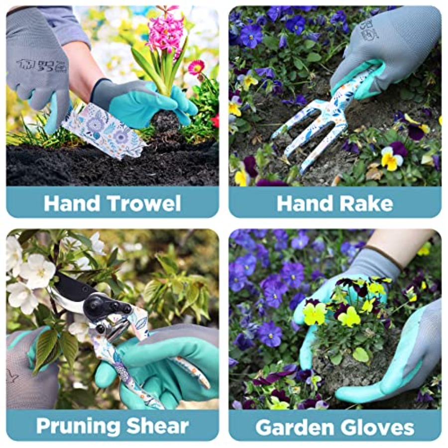 ชุดเครื่องมือทำสวน 5 ชิ้น, ชุด - Gardening Tools Set Gift บทวิจารณ์และราคา