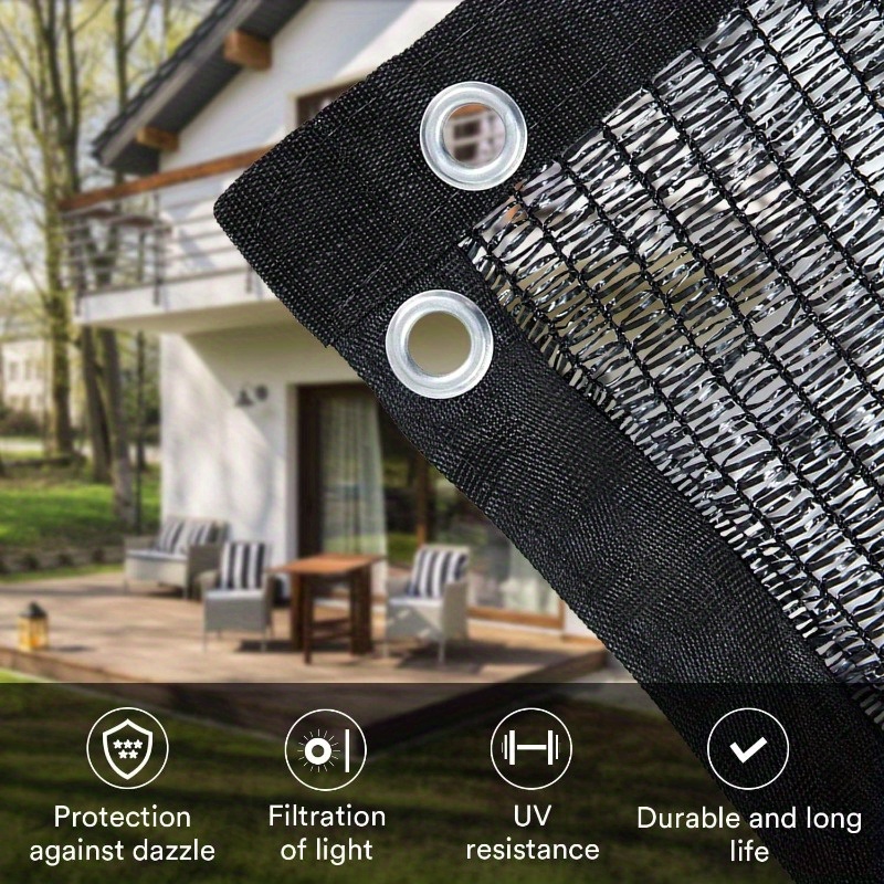 2-15MสีดําบังแดดสุทธิSun Shade - Garden Netting Cover บทวิจารณ์และราคา